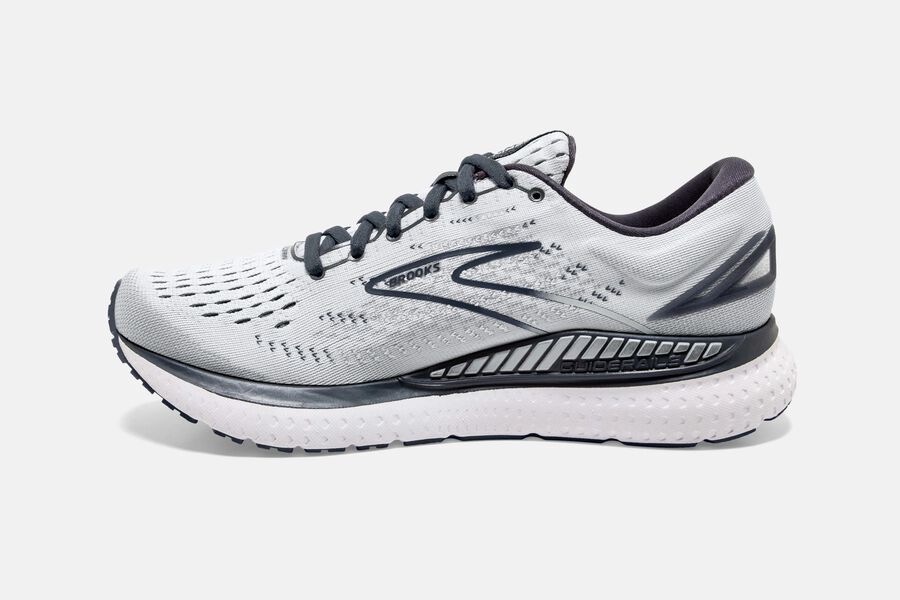 Brooks Glycerin Gts 19 Road Löparskor Dam - Vita/Grå - 2796-SZPWK